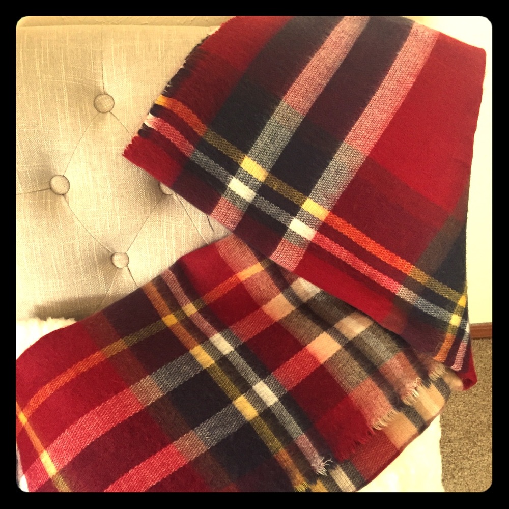 Nordstrom blanket scarf plaid